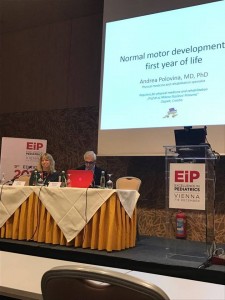 Dr.sc. Andrea Polovina predaje o motoričkom razvoju djeteta na Excellence in pediatrics 2017, Beč
